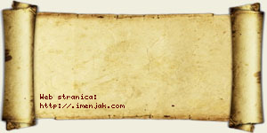 Jana Tišma vizit kartica